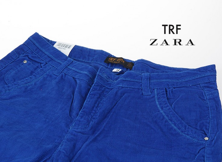 شلوار مخمل کبریتی زنانه ZARA