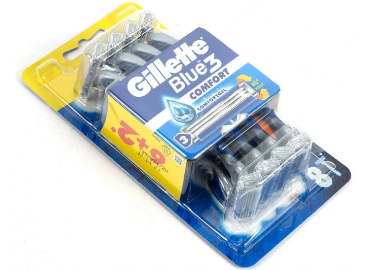 پکیج خودتراش ژیلت مدل Blue3