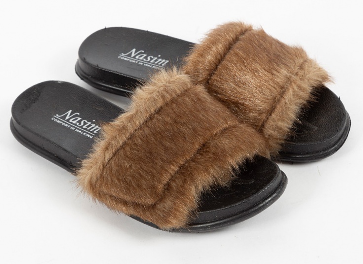 دمپایی خزدار زنانه Nasim