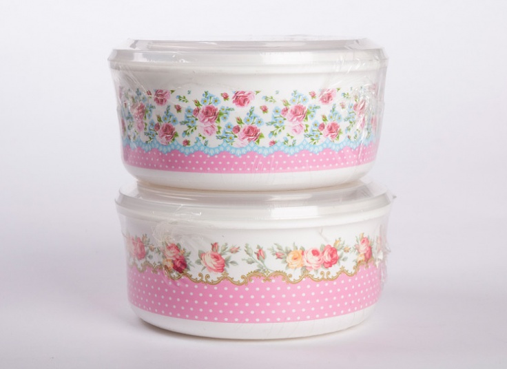 ست ظرف 5 تکه درب دار