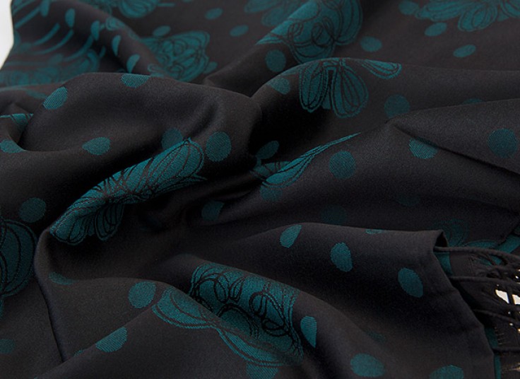 شال دورو ساتن ابریشم As Gold As