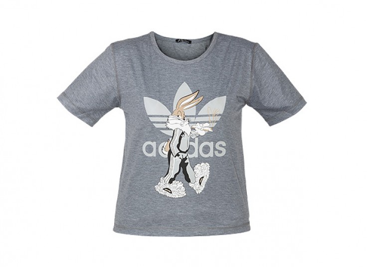 تیشرت زنانه طرح adidas