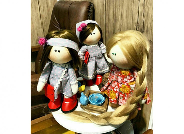 ساخت آویز عروسک روسی در هنر ماندگار پارسی