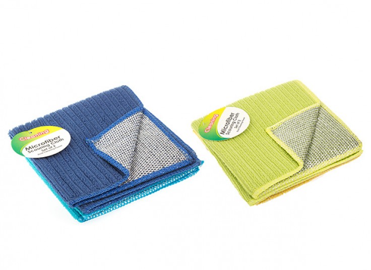 دستمال اسکاچ دار دورو MicroFiber