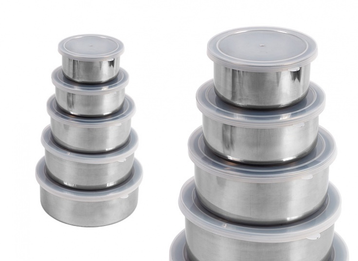 ظرف 5 عددی استیل XY