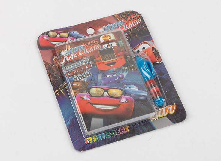 پکیج دفترچه و خودکار کارتونی