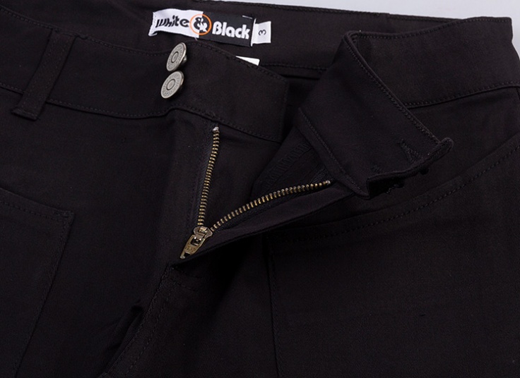 شلوار کتان زنانه White&Black