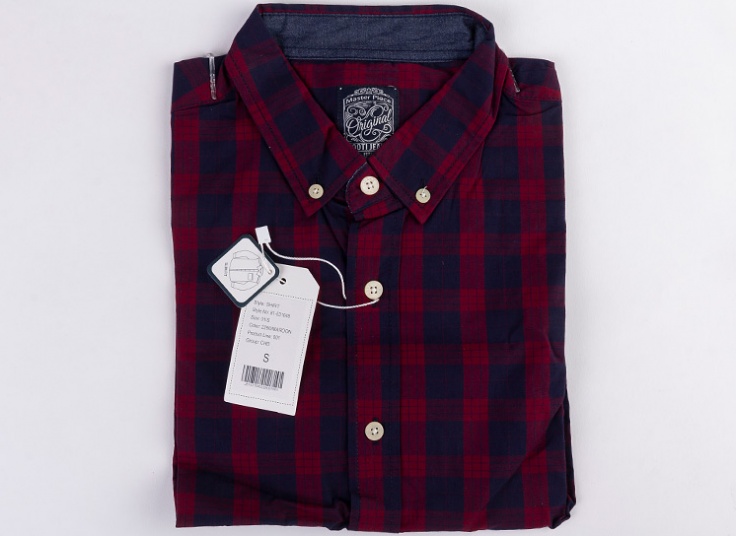 پیراهن چهارخانه مردانه Jooti jeans