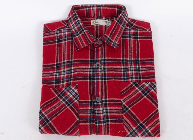 پیراهن پشمی چهارخانه Selin