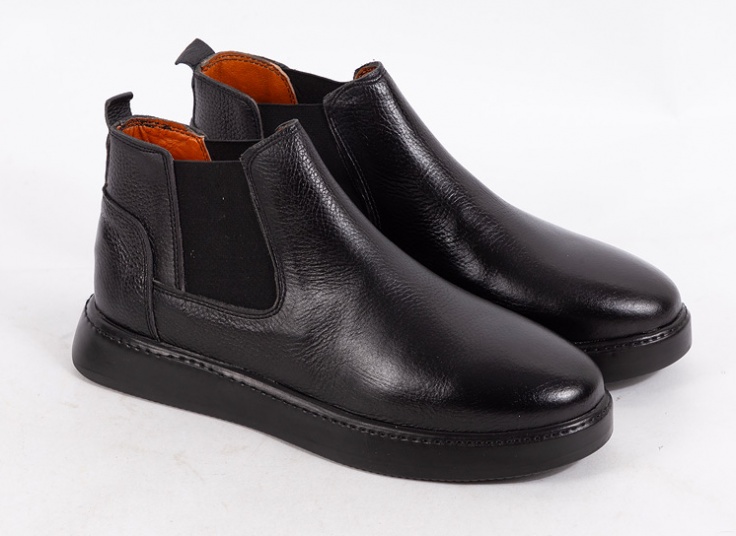 نیم بوت مردانه چرم طبیعی