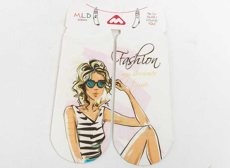 جوراب طرح چاپی MLD