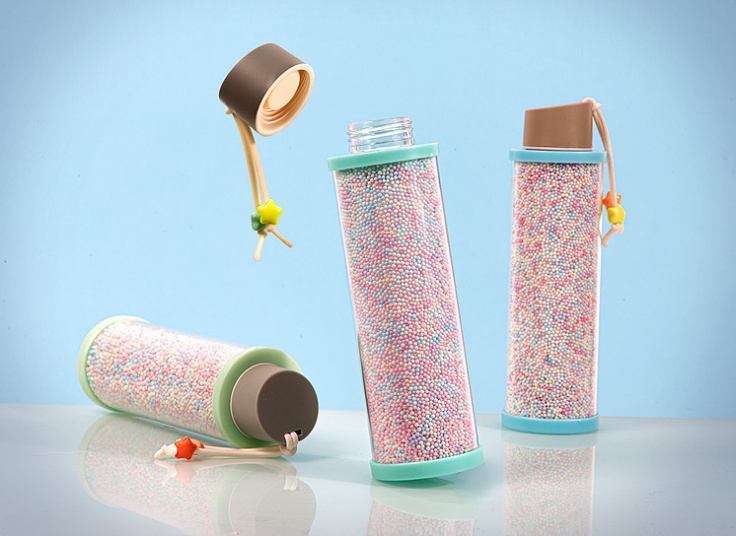 بطری آب شیشه ای