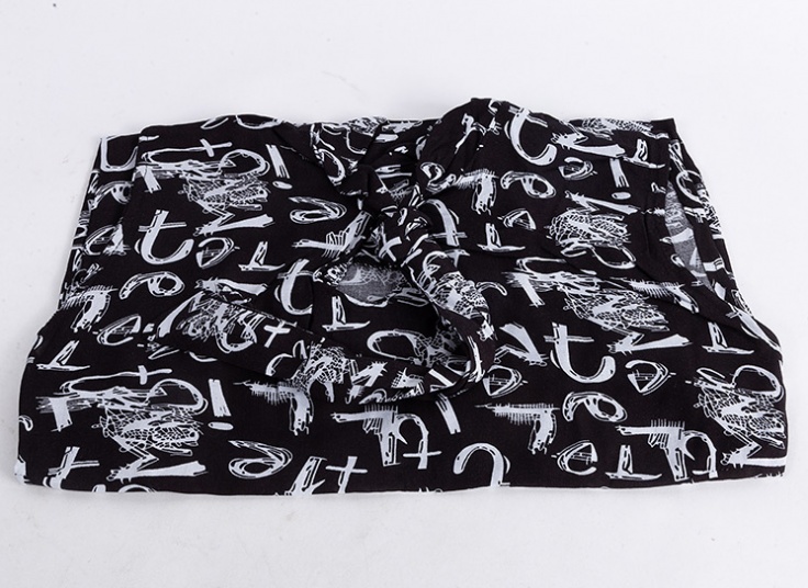 تاپ یقه گره‌ای نخی طرحدار