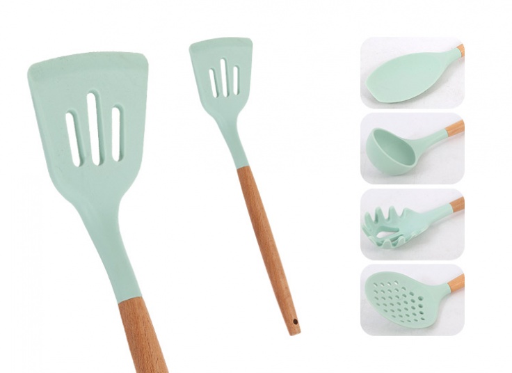 انواع کفگیر و ملاقه سیلیکونی YZJ