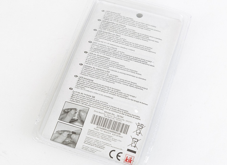 چراغ مطالعه LED گیره‌ای