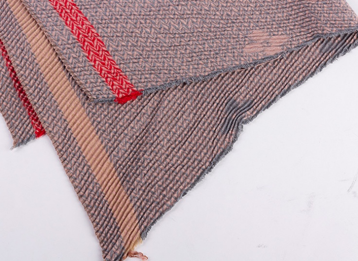 شال زنانه پلیسه لوگو LV