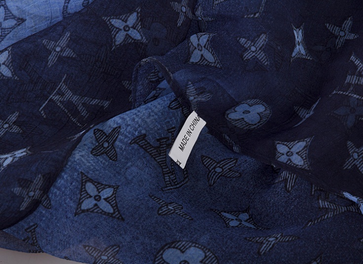 شال حریر زنانه طرح Louis Vuitton