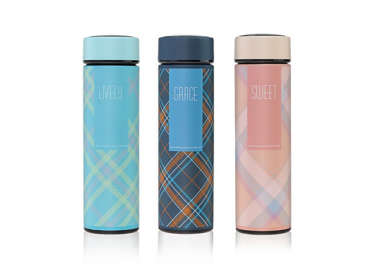 فلاسک استیل طرح Burberry