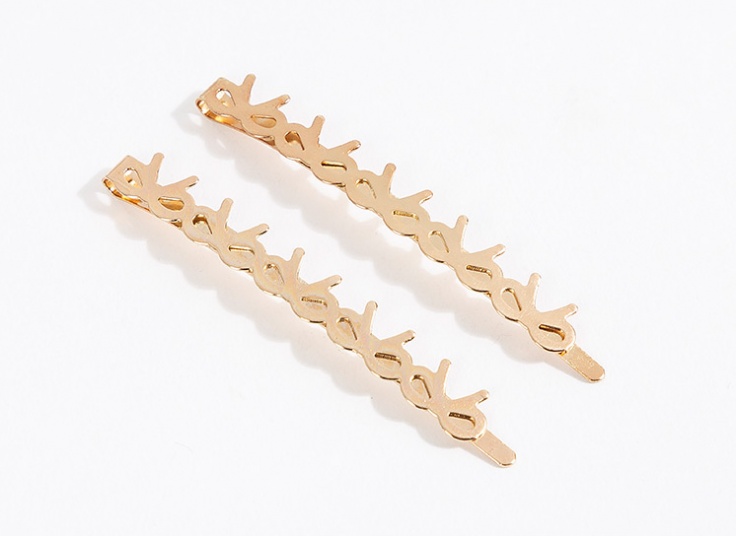 گیره مو طلایی