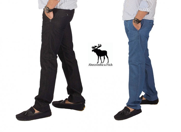شلوار کتان طرح جین Abercrombie