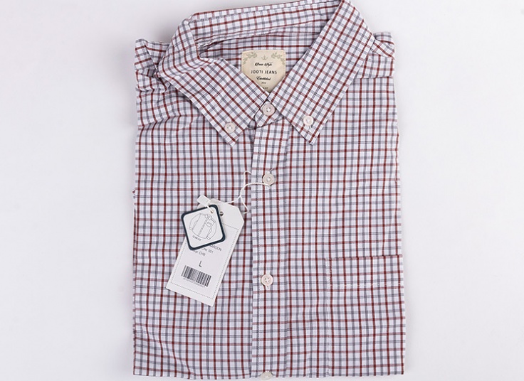 پیراهن چهارخانه مردانه Jooti jeans