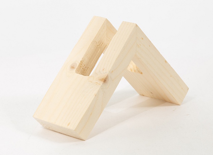 جای دستمال کاغذی چوبی