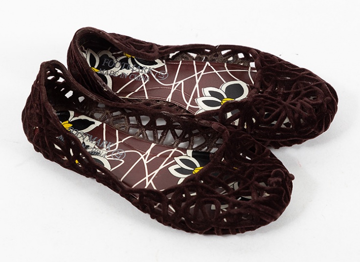 کفش دخترانه روفرشی مخملی