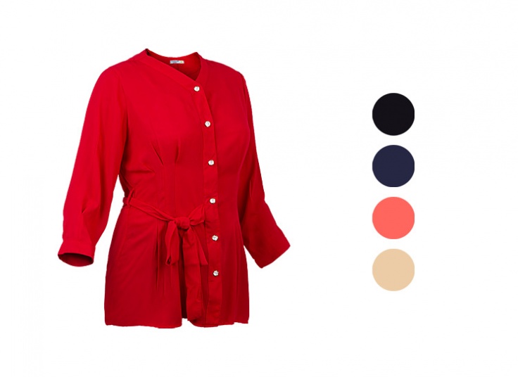 شومیز حریر کرپ زنانه