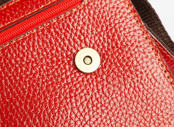 کیف دوشی چرم 2 تسمه زنانه