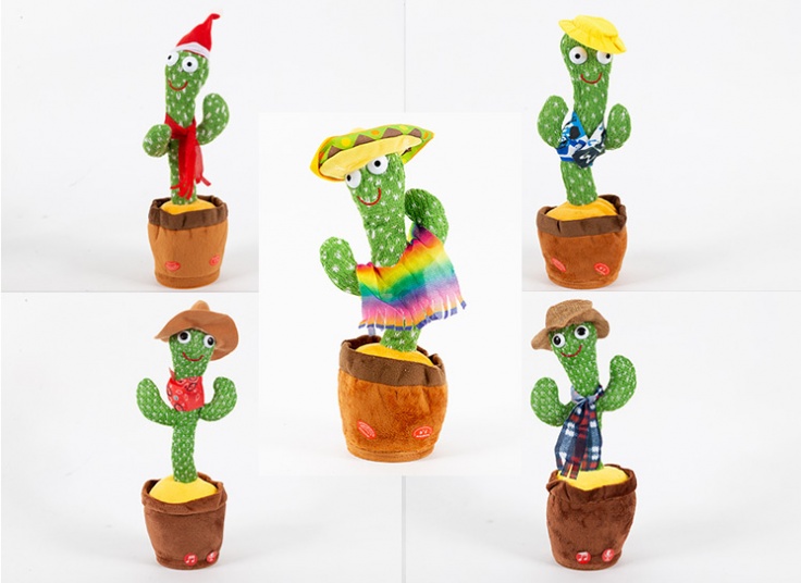 کاکتوس سخنگو لباس دار شارژی