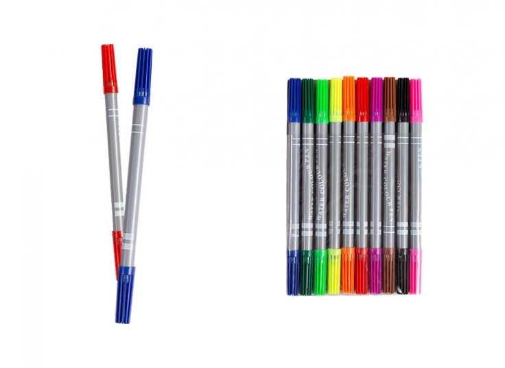 پکیج 10 تایی ماژیک دو سر