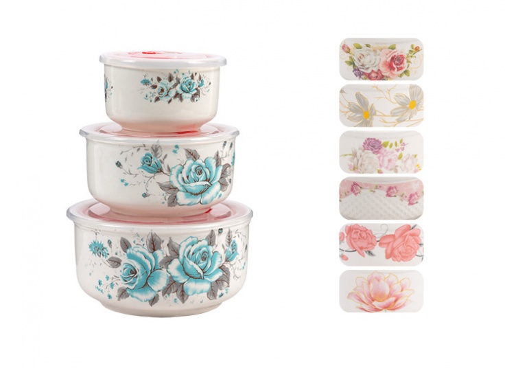 ظرف 3 تکه سرامیکی سوپاپ دار Locatelli