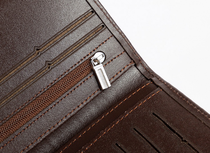 کیف پول کتی چرم طبیعی