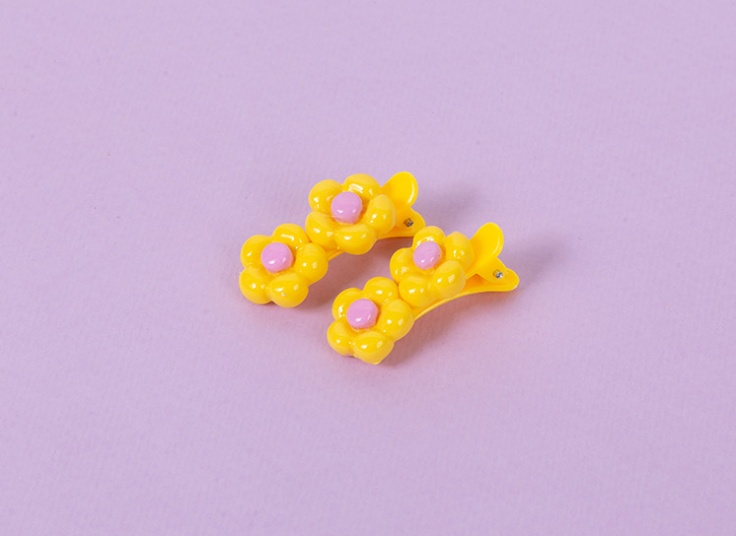 گیره مو انبری طرح گل