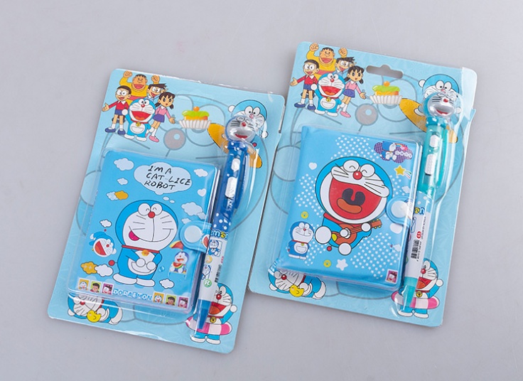 پکیج دفترچه و خودکار کارتونی