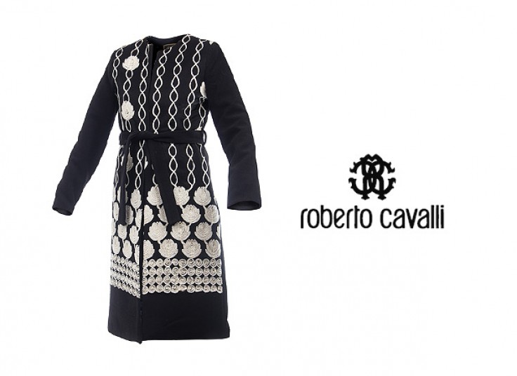 پالتو طرح دار Roberto Cavalli