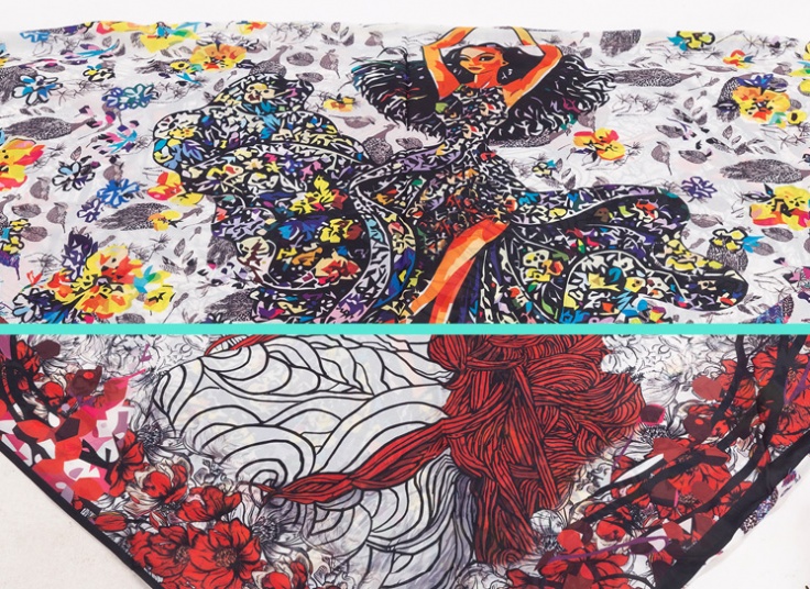 روسری مثلثی Sharli