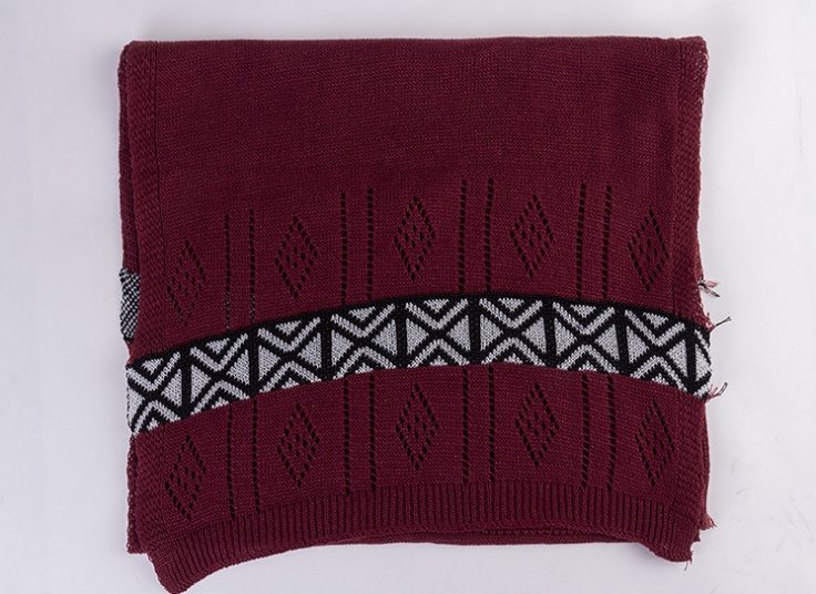 شال بافت زمستانی cribriform