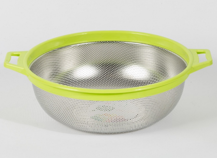 آبکش استیل دور پلاستیک