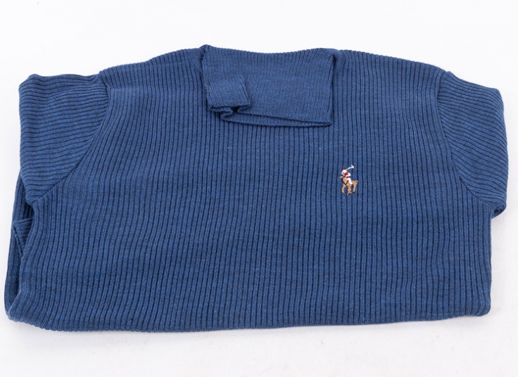 بلوز یقه اسکی بافت طرح POLO