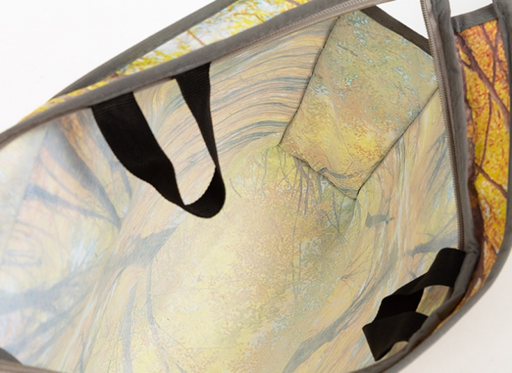 زیر انداز سفری چاپی