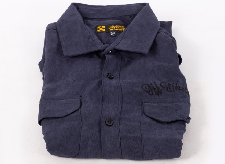 پیراهن مردانه مخمل Off-White