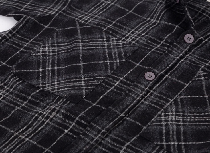 پیراهن پشمی چهارخانه Selin