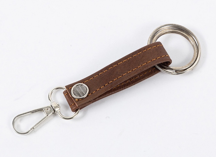 جاکلیدی چرم طبیعی