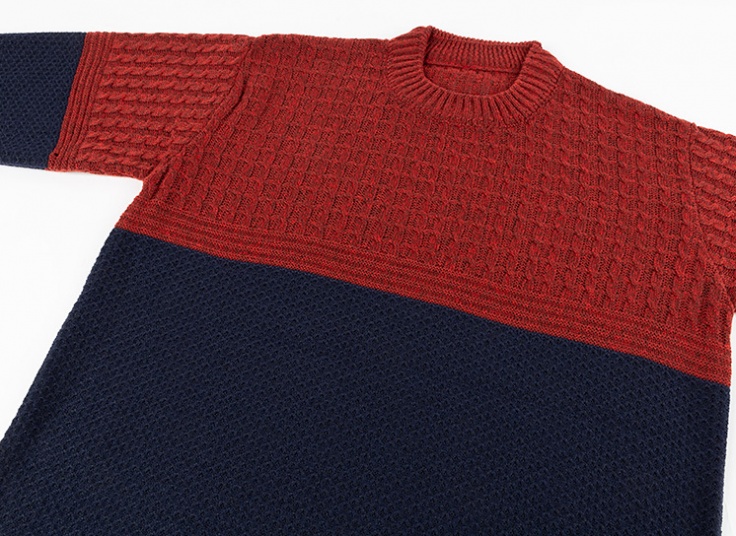 پلیور دو رنگ مردانه