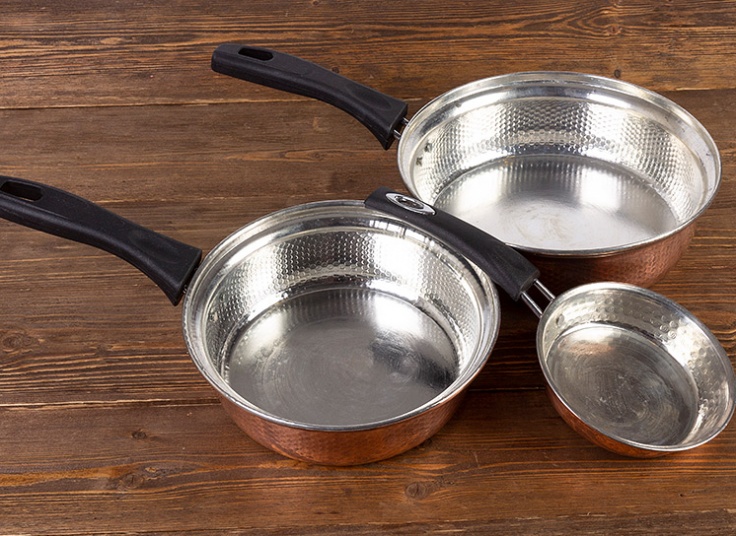 ظروف آشپزخانه مسی