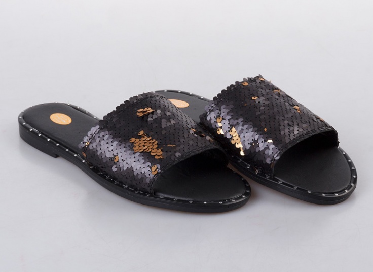 صندل زنانه پولکی Leaza