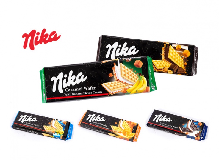 ویفر کاراملی نیکا