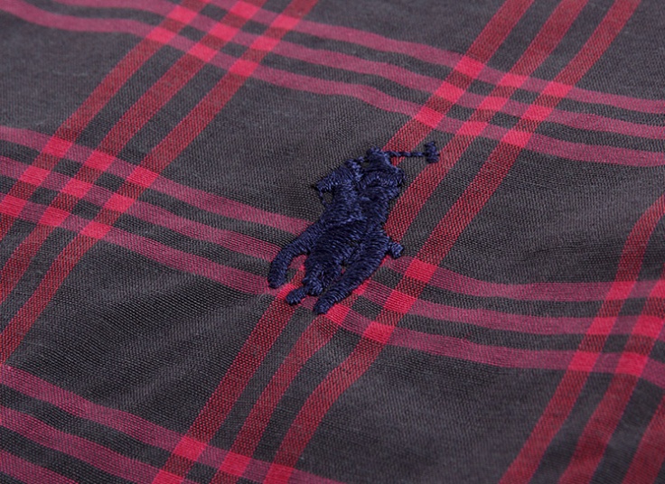 پیراهن چهارخانه مردانه طرح POLO