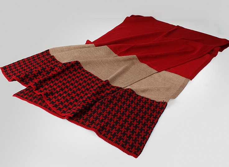 شال بافت زمستانی